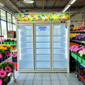 TỦ MÁT 2 CÁNH SIÊU CAO CẤP THƯƠNG HIỆU DENJAYR CHUYÊN HOA QUẢ – NƯỚC NGỌT BẢN CAO CẤP NHẤT 2026 - TÍCH HỢP CHỨC NĂNG BÙ ẨM VÀ SẤY KÍNH ĐIỆN ĐỜI MỚI – MODEL DJTM1200L