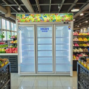 TỦ MÁT 3 CÁNH SIÊU CAO CẤP THƯƠNG HIỆU DENJAYR CHUYÊN HOA QUẢ – NƯỚC NGỌT BẢN CAO CẤP NHẤT 2026 - TÍCH HỢP CHỨC NĂNG BÙ ẨM VÀ SẤY KÍNH ĐIỆN ĐỜI MỚI – MODEL DJTM1800L
